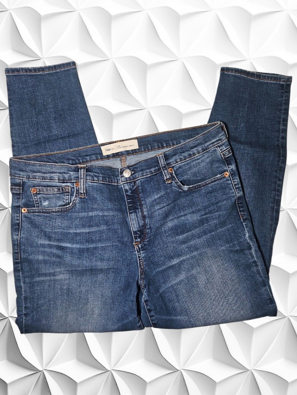 GAP Classic Blue True Skinny Ankle‎ Jeans 16